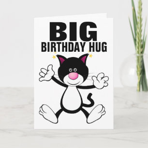 GIANT CAT HUG BIRTHDAY CARDS