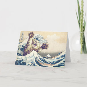 Giant Cat Wave – The Great Wave off Kanagawa       Card