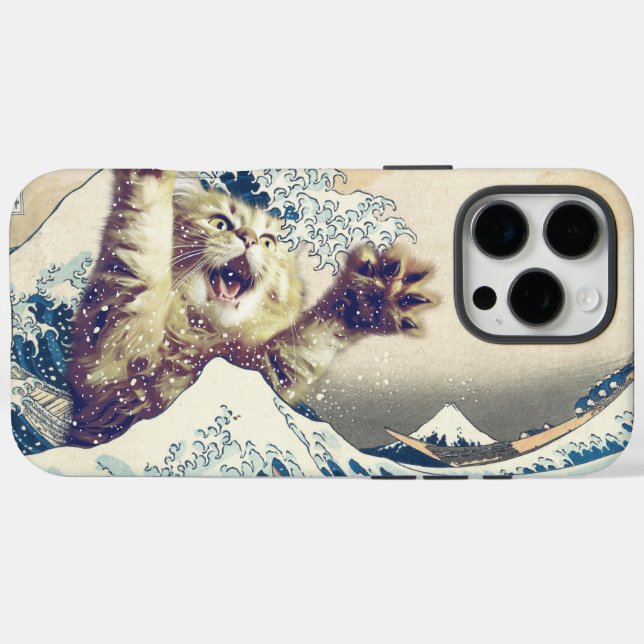 Giant Cat Wave – The Great Wave off Kanagawa       Case-Mate iPhone Case (Back (Horizontal))