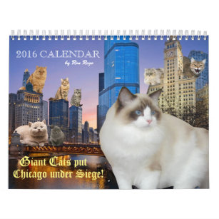 Giant Cats put Chicago under siege! Calendar