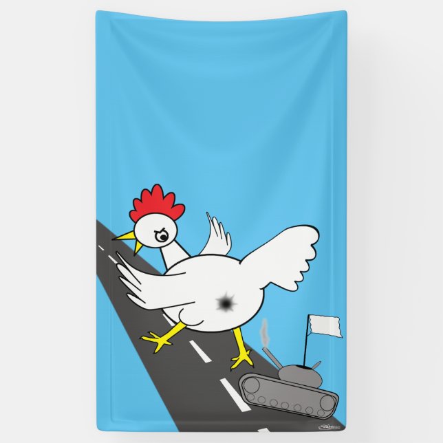 Giant Chicken! Banner (Vertical)