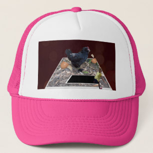 Giant Chicken Eating Eggs, Trucker Hat