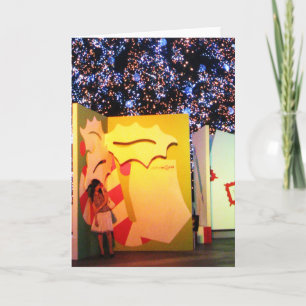 Giant Christmas Card in Bangkok, Thailand