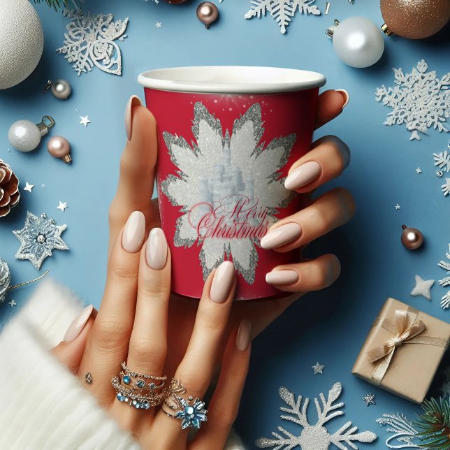 Giant christmas snow flake PAPER CUPS (Creator Uploaded)