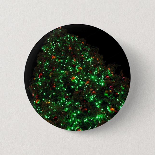Giant Christmas Tree V 6 Cm Round Badge (Front)