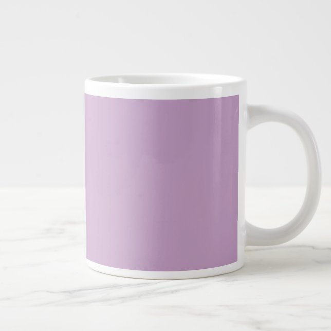 Giant Coffee Mug in Soft Pastel Lilac Shade (Right)