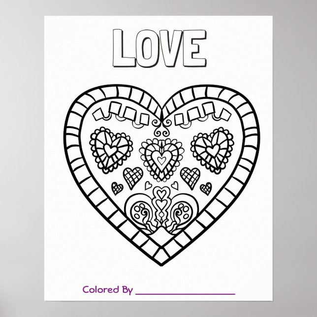 Giant Colouring Page Poster (Front)