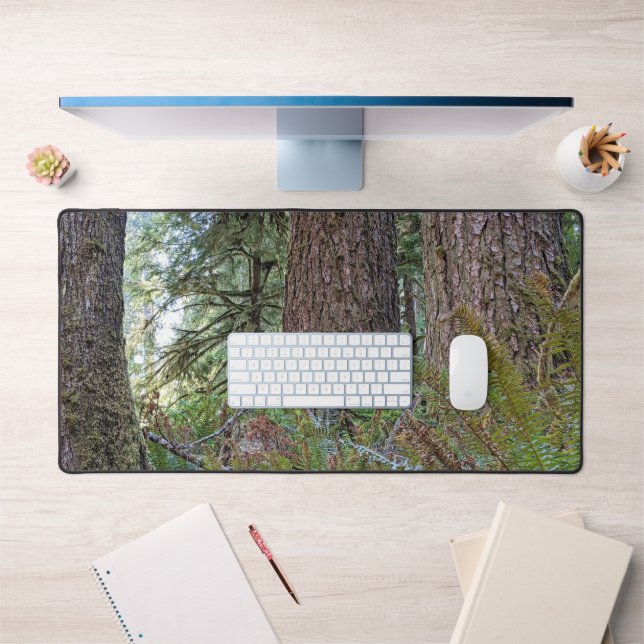 Giant Conifer Pacific Northwest Forest Desk Mat (Office 1)