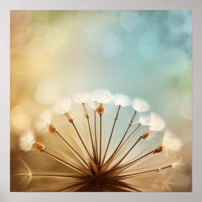 Giant Dandelion Dreams III Poster (Front)