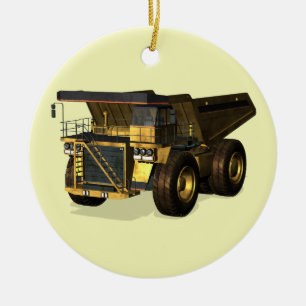Giant Dump Truck Ceramic Tree Decoration