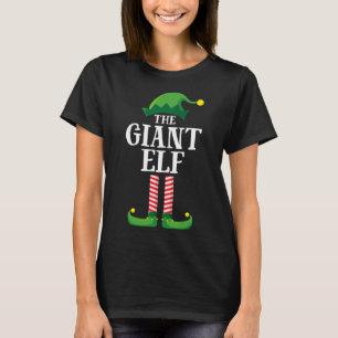 Giant Elf Matching Family Christmas Party Pajama T-Shirt