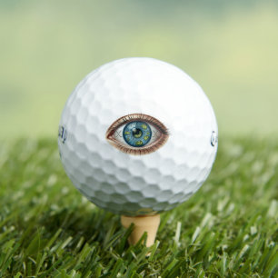 Giant Eye Realistic Golf Ball Design