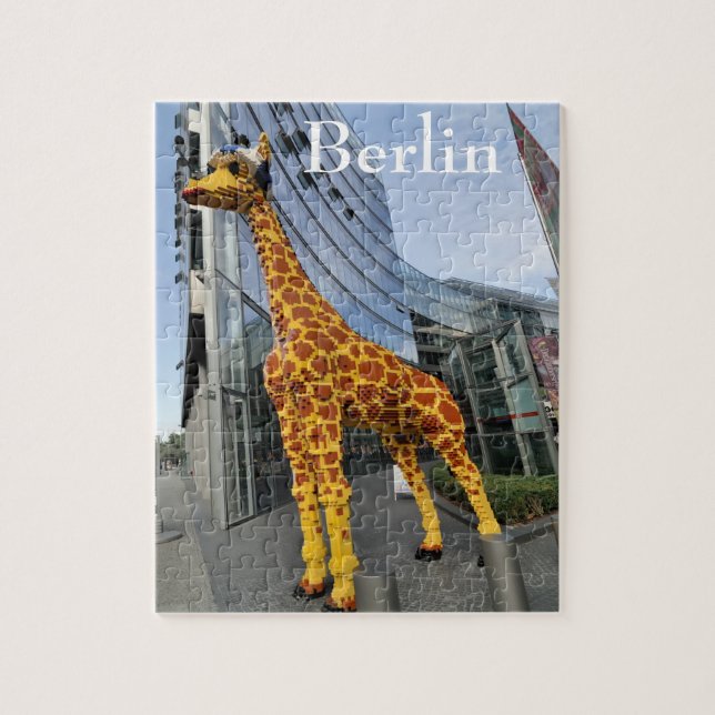 Giant giraffe jigsaw puzzle (Vertical)