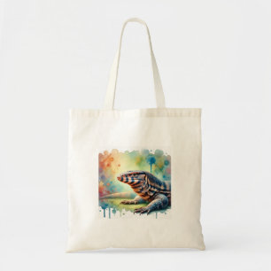 Giant Girdled Lizard 220824AREF122 - Watercolor Tote Bag