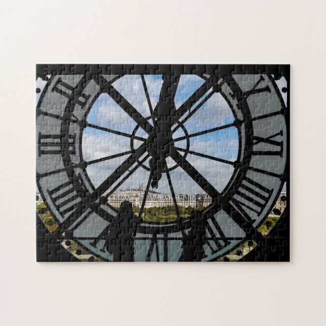 Giant glass clock at the Musée d'Orsay - Paris Jigsaw Puzzle (Horizontal)
