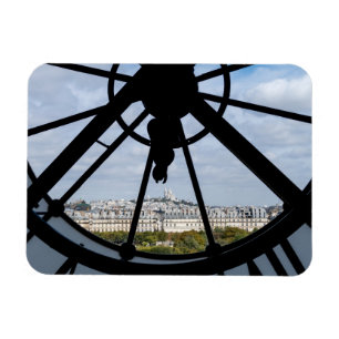 Giant glass clock at the Musée d'Orsay - Paris Magnet