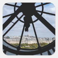 Giant glass clock at the Musée d'Orsay - Paris