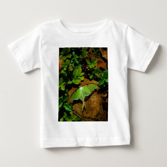 Giant Green Luna moth Baby T-Shirt (Front)