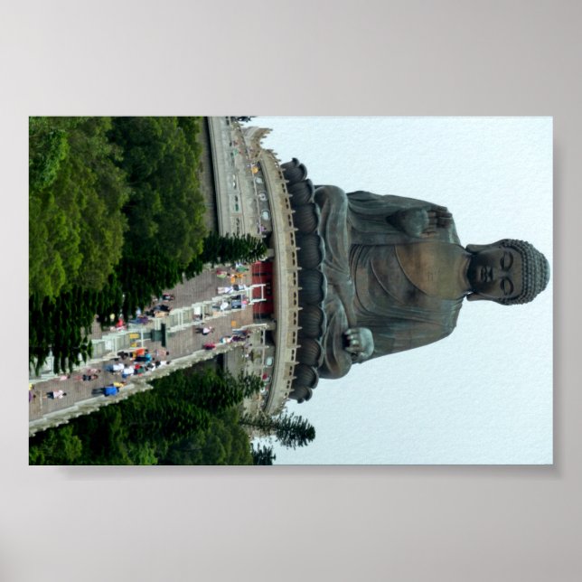 Giant Hong Kong sitting Buddha Poster (Front)