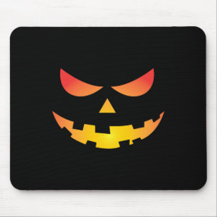 Giant Jack O' Lantern Face Halloween Pumpkin Fun Mouse Pad