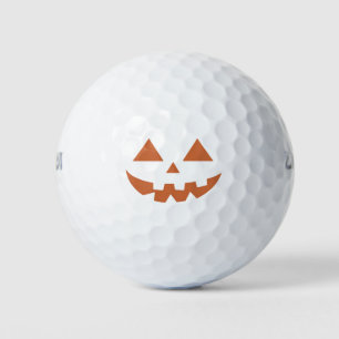 Giant Jack O' Lantern Face Halloween Pumpkin Golf Balls