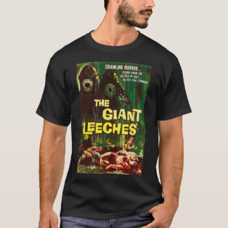 Giant Leeches Clic Halloween Monster Poster Horror T-Shirt
