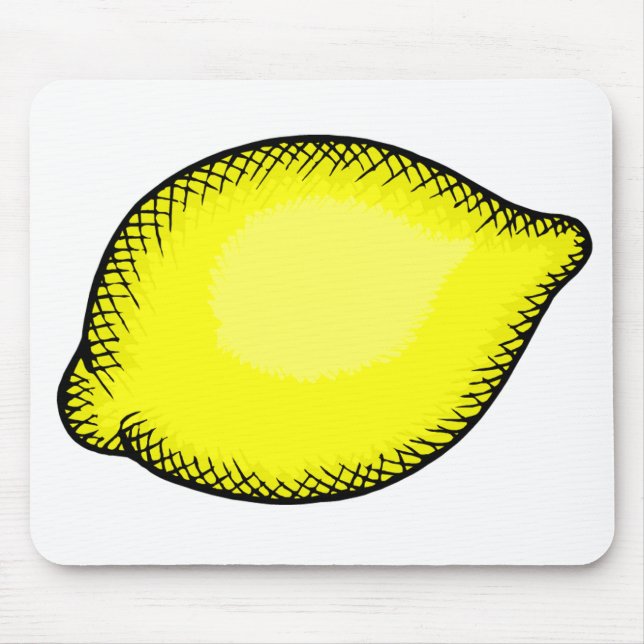 Giant Lemon Mouse Pad (Front)
