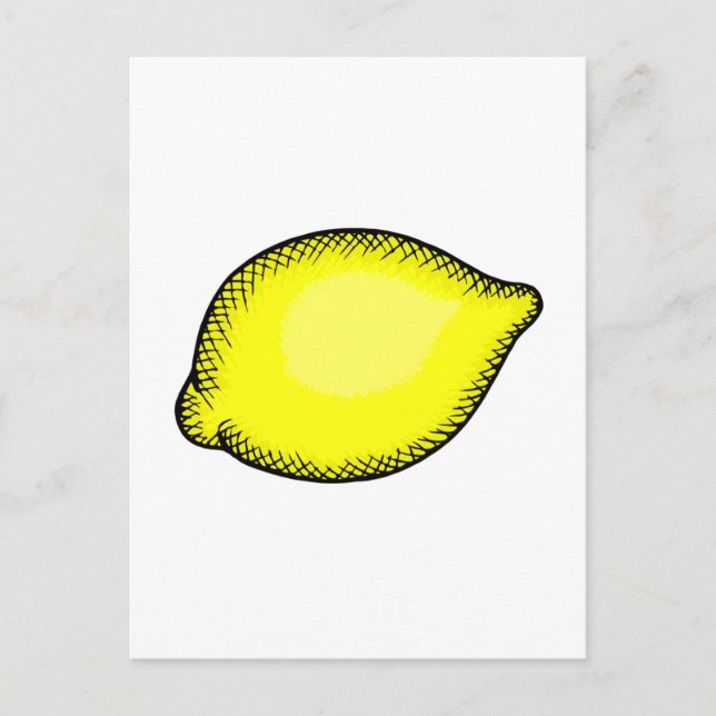 Giant Lemon Postcard (Front)