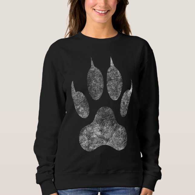 Giant Lion Paw Footprint Sweatshirt (Front)