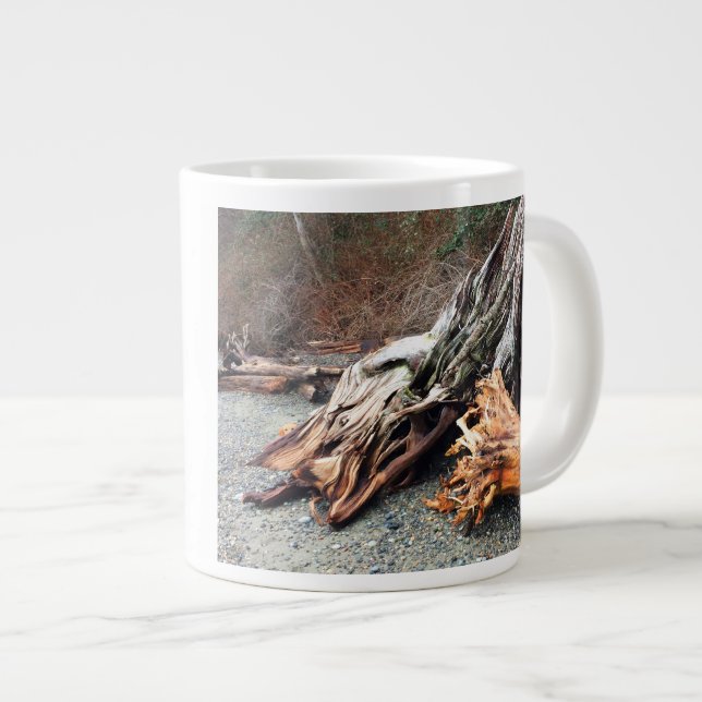 Giant log hiding Mug (Front Right)