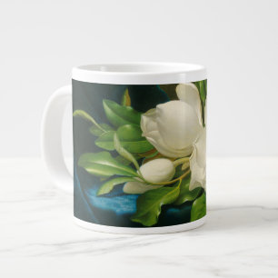 Giant Magnolias on a Blue Velvet Cloth, c.1890 (oi Large Coffee Mug