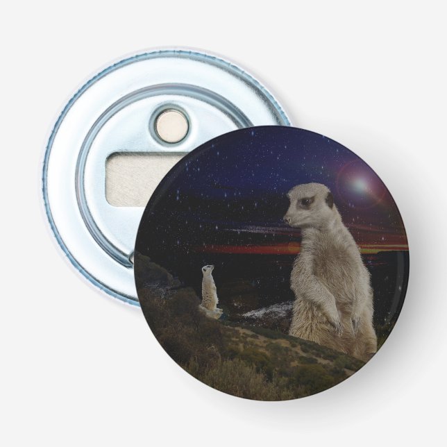 Giant Meerkat Alert, Bottle Opener (Front)
