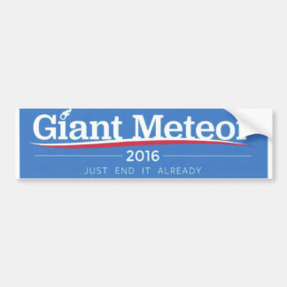 Giant Meteor 2016 Bumper Sticker
