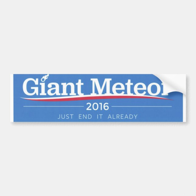 Giant Meteor 2016 Bumper Sticker (Front)