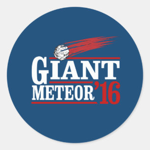 Giant Meteor 2016 Classic Round Sticker