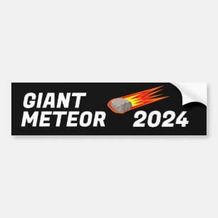 GIANT METEOR 2024 BUMPER STICKERS