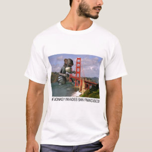 Giant Monkey Invades San Francisco (T-shirt) T-Shirt