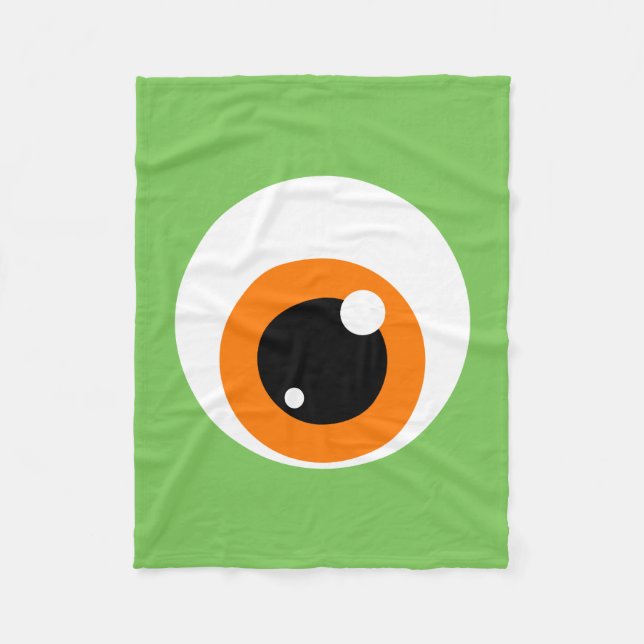 Giant Monster Eye Fleece Blanket (Front)