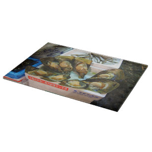 Giant Mussels Tsukiji Fish Market, Tokyo, Japan Cutting Board