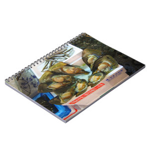 Giant Mussels Tsukiji Fish Market, Tokyo, Japan Notebook