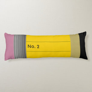Giant No. 2 Pencil Body Pillow - Personalise It!