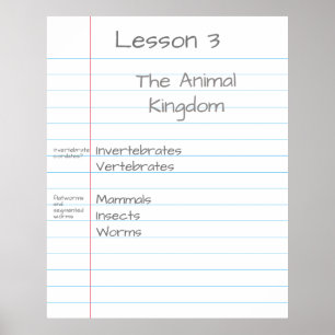 Giant Note Paper Customised Visual Aid School Poster