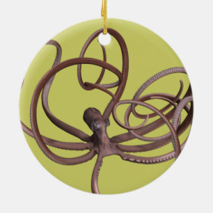Giant Octopus Ceramic Ornament