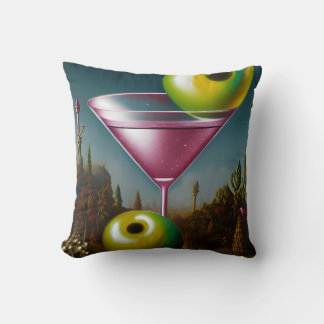 Giant Olives Pink Martini Cushion