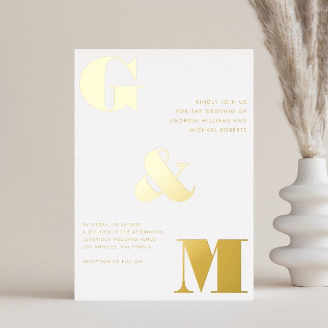 Giant Oversized Text Stylish Monogram Wedding Real (Creator Uploaded)