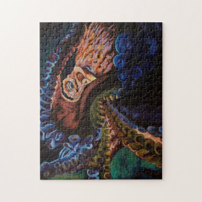Giant Pacific Octopus Jigsaw Puzzle (Vertical)