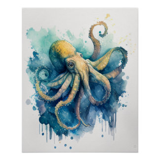 Giant Pacific octopus Wall art