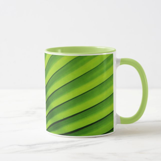 Giant Palm Leaf Pattern Mug (Right)