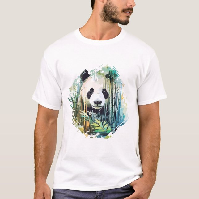Giant Panda Animal World Wildlife Beauty Discovery T-Shirt (Front)
