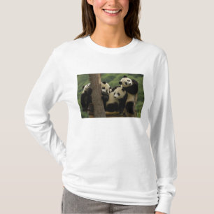 Giant panda babies Ailuropoda melanoleuca) T-Shirt